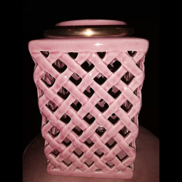 Windlicht Licht Roze Keramiek Mica Mooisfeervolwonen
