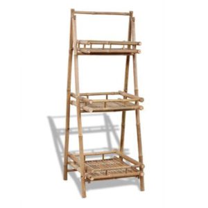 Inklapbare etagere bamboe