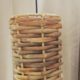 Gevlochten rieten lamp