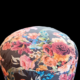 poef met mooie kleuren